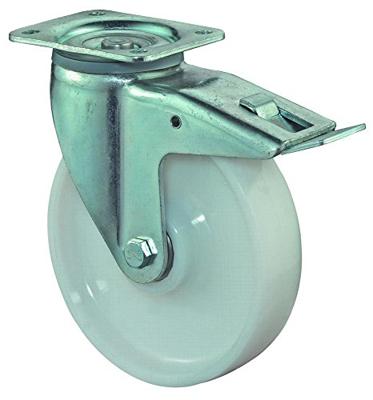 BS Rollen Zwenkwiel voor zware lasten | wiel d. 250 mm draagvermogen 1.400 kg | met rem kunststof | 135x110 mm | 1 stuk - L620.B15.250 L620.B15.250 BS Rollen Zwenkwiel voor zware lasten | wiel d. 250 mm draagvermogen 1.400 kg | met rem kunststof | 135x110 mm | 1 stuk - L620.B15.250 L620.B15.250