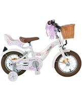 Volare blossom kinderfiets - meisjes - 12 inch - wit - twee handremmen - thumbnail
