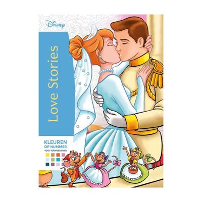 Disney Love Stories - Kleuren Op Nummer Voor Volwassenen