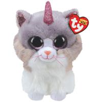 TY beanie boos knuffel kat asher 24 cm - thumbnail