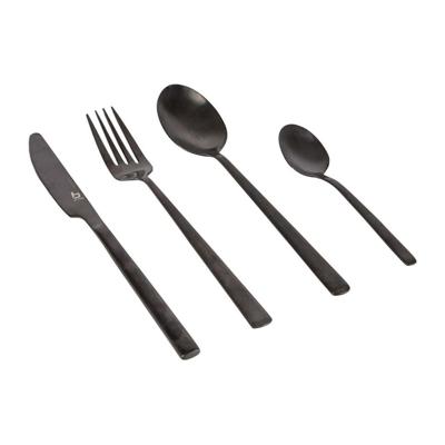 Bo-Camp Ballona bestekset 16-delig - Zwart