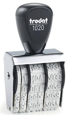 Trodat CLASSIC 1020 Datumstempel 35 x 5 mm (bxh) Zilver