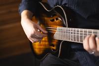 Ortega RTPDLX-ACA TourPlayer Series Deluxe Acacia Top Gloss Burst elektrisch-akoestische klassieke gitaar met gigbag - thumbnail