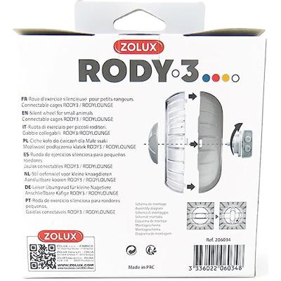ZOLUX Stil loopwiel voor kleine knaagdieren geschikt voor Rody3 kooien - Rodylounge - Wit