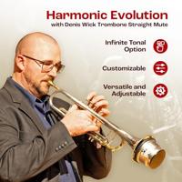 Denis Wick 5531 Adjustable Cup Mute demper voor trompet en kornet - thumbnail