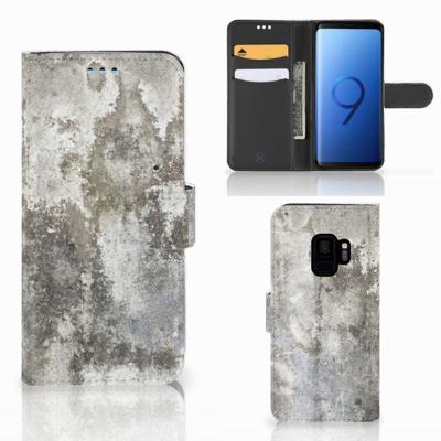 Samsung Galaxy S9 | Bookcase | Beton Print Samsung Galaxy S9 | Bookcase | Beton Print