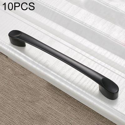 10 stuks 6225C-128 eenvoudige kast deur handvat lade garderobe handvat (zwart) 10 stuks 6225C-128 eenvoudige kast deur handvat lade garderobe handvat (zwart)