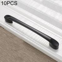 10 stuks 6225C-128 eenvoudige kast deur handvat lade garderobe handvat (zwart) - thumbnail