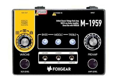 Foxgear M-1959 Mini Amp 100W British Classic Rock versterkerpedaal