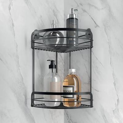 Metaltex Doucherek 20x20x30 cm Zwart/Metaal