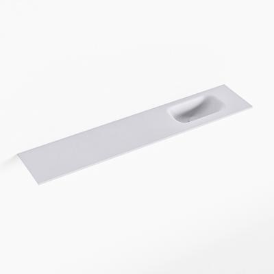 MONDIAZ EDEN Cale solid surface inleg wastafel voor toiletmeubel 110cm. Positie wasbak rechts