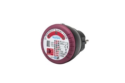 Testboy Testavit Schuki 1 LCD Stopcontacttester CAT II 300 V LCD, LED