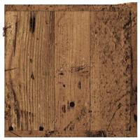 Tv-wandmeubel 80x30x30 cm bewerkt hout oud houtkleurig - thumbnail
