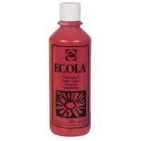 Talens Ecola plakkaatverf flacon van 500 ml, karmijn - thumbnail