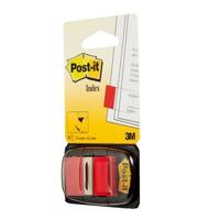 Post-it index standaard, ft 24,4 x 43,2 mm, houder met 50 tabs, rood - thumbnail