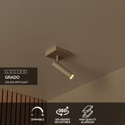 Lucide GRADO - Plafondspot - 1xGU10 (MR11) - Taupe