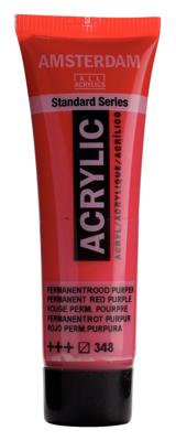 Royal Talens Amsterdam Standard Series Acrylverf Tube 20 ml - Permanentrood Purper 348