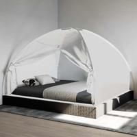 VidaXL Klamboe met deuren mongolia 220 gaas 200x180x135 cm wit - thumbnail