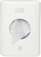 Tork dispenser voor hygiënezakjes, wit, systeem B5 - thumbnail