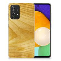 Samsung Galaxy A52 (5G/4G) | Bumper Hoesje | Licht Hout - thumbnail