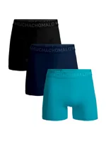 Muchachomalo 3-Pack Heren Boxershort - Solid - katoenen heren onderbroeken - thumbnail