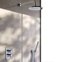 Hotbath Get Together IBS2AGN inbouwdouche geborsteld nikkel - thumbnail