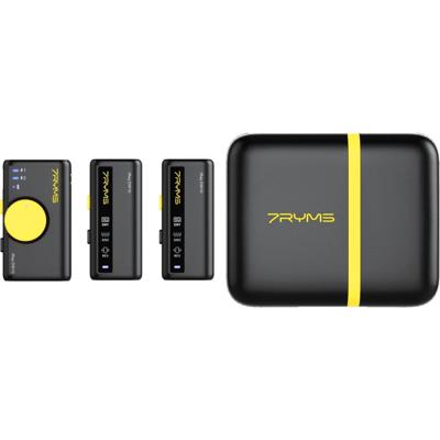 7RYMS iRay DW10 draadloze microfoon met 2 zenders + case, zwart