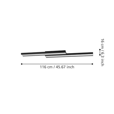 Eglo PlafondlampZigbee Saliteras-Z zwart - 900024