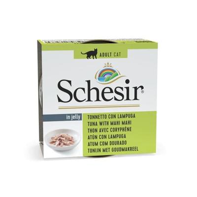 SCHESIR in jelly Tuna with mahi mahi - nat kattenvoer - 85 g SCHESIR in jelly Tuna with mahi mahi - nat kattenvoer - 85 g