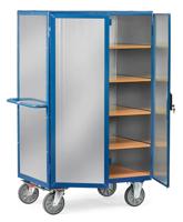 Fetra Hauptartikel 5492 Kastwagen Staal Poedercoating Laadvermogen (max.): 750 kg Stralend blauw (RAL 5007) - thumbnail