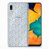 Samsung Galaxy A30 | TPU bumper | Stripes Dots - thumbnail