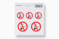 Metafranc sticker 110x110 rookverbod - wu0512110 - thumbnail