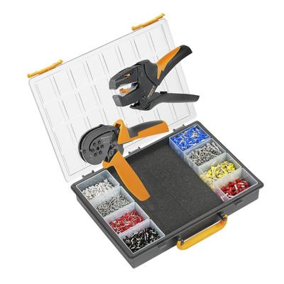 Weidmüller CRIMPSET PZ 10 HEX D 1542260000 Krimpset Adereindhulzen 0.14 tot 10 mm² Incl. assortiment adereindhulzen in kunststof koffer