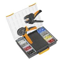 Weidmüller CRIMPSET PZ 10 HEX D 1542260000 Krimpset Adereindhulzen 0.14 tot 10 mm² Incl. assortiment adereindhulzen in kunststof koffer - thumbnail