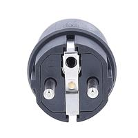 AS Schwabe 60412 Stekker met randaarde Massief rubber 230 V Zwart IP44 - thumbnail