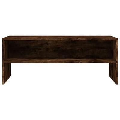 Tv-meubel 100x40x40 cm bewerkt hout gerookt eikenkleurig