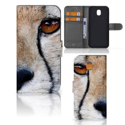 Samsung Galaxy J5 2017 | Telefoonhoesje | Met pasjeshouder | Cheetah Samsung Galaxy J5 2017 | Telefoonhoesje | Met pasjeshouder | Cheetah