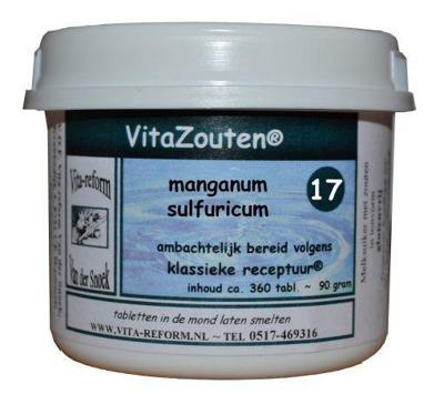 Vitazouten Manganum sulfuricum VitaZout nr. 17 360 Tabletten Vitazouten Manganum sulfuricum VitaZout nr. 17 360 Tabletten