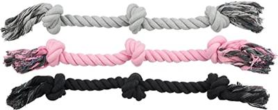 Trixie flostouw 3 knoop assorti - thumbnail