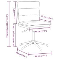 Eetkamerstoelen 6 st kunstleer bruin - thumbnail