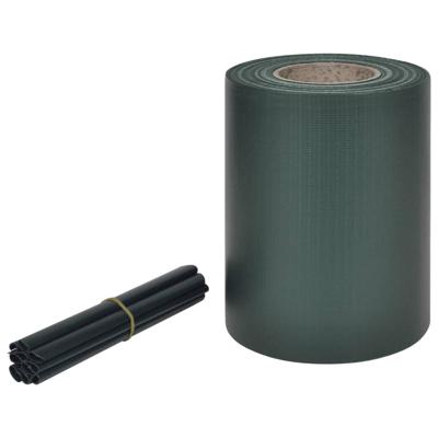 VidaXL Tuinscherm 70x0,19 m pvc groen