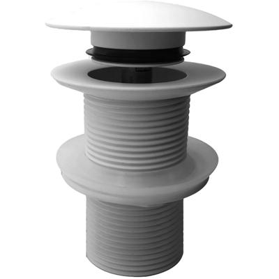 Wiesbaden Caral Verlengde Clickwaste Afvoerplug 5/4" Mat Wit