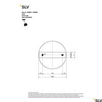 SLV 1000807 LED-plafondlamp LED 11 W Zwart - thumbnail