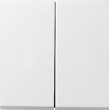 Gira F100 serie-wip voor schakelaars en drukcontacten zuiverwit glanzend