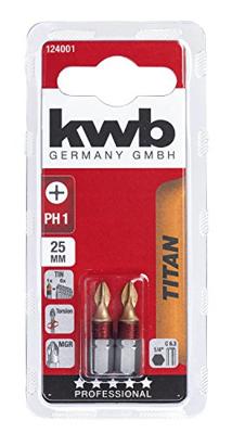kwb 124001 Bitset PH 1 Staal 2 stuk(s) kwb 124001 Bitset PH 1 Staal 2 stuk(s)