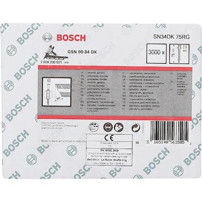 Bosch Accessories 2608200021 Stripnagels SN34DK Afmeting, lengte 75 mm 3000 stuk(s)