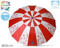 Strandparasol Rood Ø 220 cm SPF50+ Navy - thumbnail