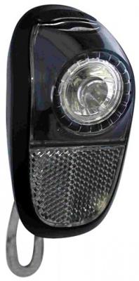 Union led koplamp mobile zilver/zwart. naafdynamo (werkplaatsverpakking)