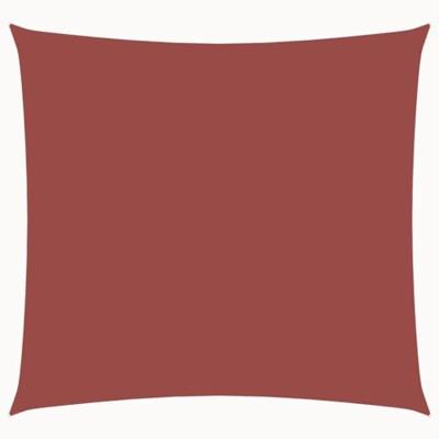 VidaXL Zonnescherm vierkant 2x2 m oxford stof terracottakleurig