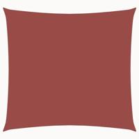 Zonnescherm vierkant 4,5x4,5 m oxford stof terraccota - thumbnail